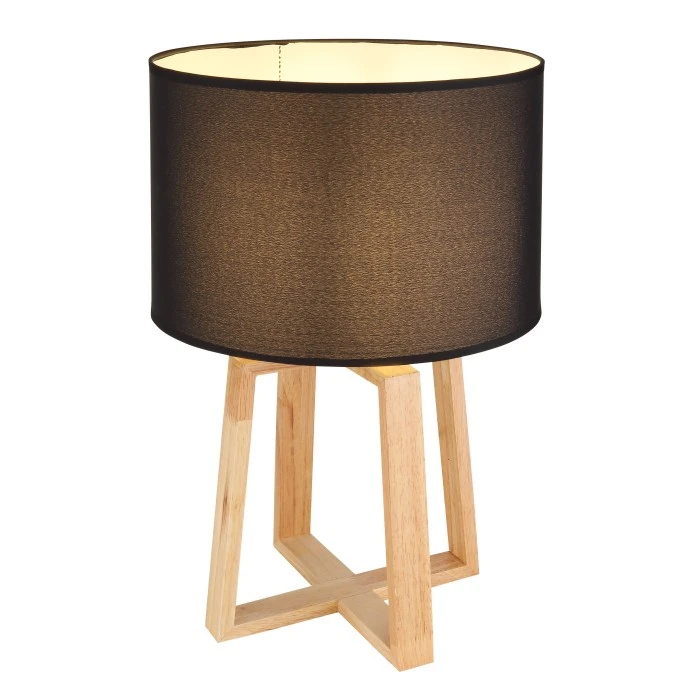 Globo MORITZ Tischleuchte Silber, Braun, 1-flammig 3 Globo MORITZ Tischleuchte Silber, Braun, 1-flammig