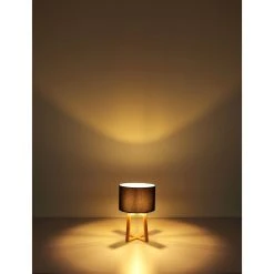 Globo MORITZ Tischleuchte Silber, Braun, 1-flammig 13 Globo MORITZ Tischleuchte Silber, Braun, 1-flammig -Günstiges Tischlampen Geschäft globo moritz tischleuchte 21621b 4