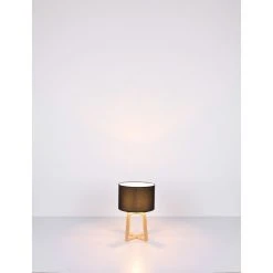 Globo MORITZ Tischleuchte Silber, Braun, 1-flammig 14 Globo MORITZ Tischleuchte Silber, Braun, 1-flammig -Günstiges Tischlampen Geschäft globo moritz tischleuchte 21621b 5