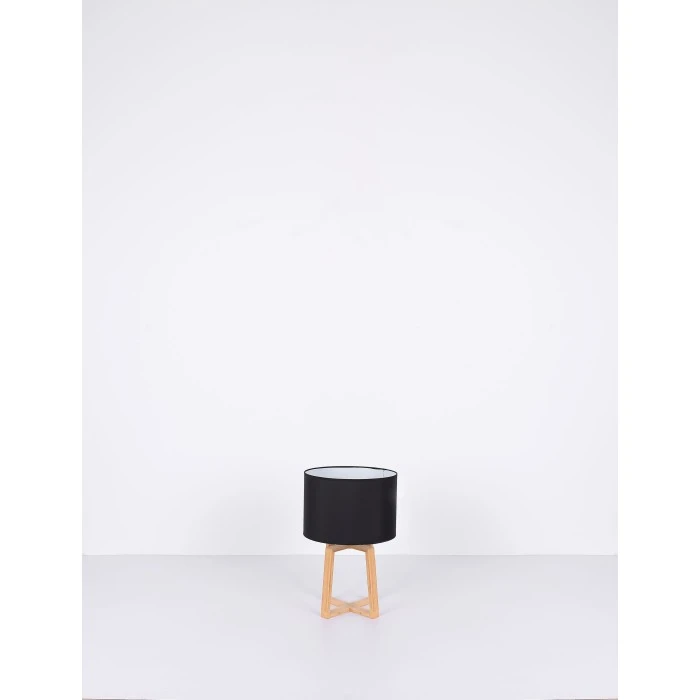 Globo MORITZ Tischleuchte Silber, Braun, 1-flammig 9 Globo MORITZ Tischleuchte Silber, Braun, 1-flammig – Bild 7