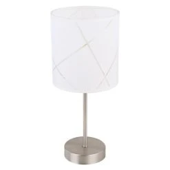 Globo NEMMO Tischleuchte Nickel-Matt, 1-flammig -Günstiges Tischlampen Geschäft globo nemmo tischleuchte 15430t 1