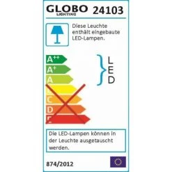 Globo PEGASI Tischleuchte LED Aluminium, 1-flammig -Günstiges Tischlampen Geschäft globo pegasi tischleuchte 24103 2