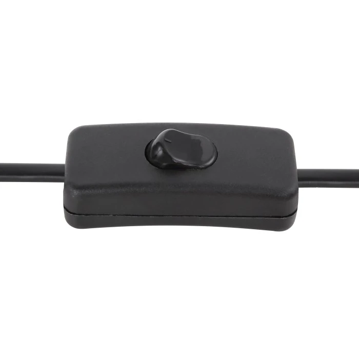 Globo PETTEY Tischleuchte Schwarz, 1-flammig 6 Globo PETTEY Tischleuchte Schwarz, 1-flammig – Bild 4