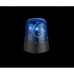 Globo POLICE Tischleuchte LED Blau, 1-flammig
