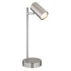 Globo ROBBY Tischleuchte Nickel-Matt, 1-flammig -Günstiges Tischlampen Geschäft globo robby tischleuchte 57910t 0