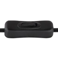 Globo ROBBY Tischleuchte Schwarz, Holz dunkel, 1-flammig -Günstiges Tischlampen Geschäft globo robby tischleuchte 57910tg 3