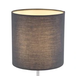 Globo SANNA Tischleuchte Nickel-Matt, 1-flammig -Günstiges Tischlampen Geschäft globo sanna tischleuchte 15585t 3