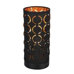 Globo SHADOW Tischleuchte Schwarz, 1-flammig -Günstiges Tischlampen Geschäft globo shadow tischleuchte 15329t 1