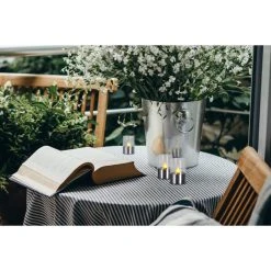 Globo SOLAR Außentischleuchte LED Edelstahl, 1-flammig