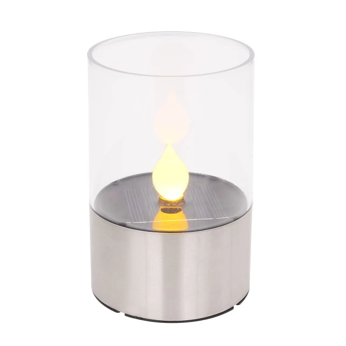 Globo SOLAR Außentischleuchte LED Edelstahl, 1-flammig 4 Globo SOLAR Außentischleuchte LED Edelstahl, 1-flammig – Bild 2