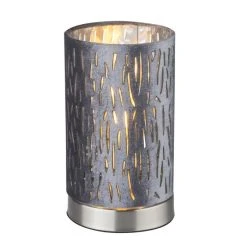 Globo TAROK Tischleuchte Nickel-Matt, 1-flammig