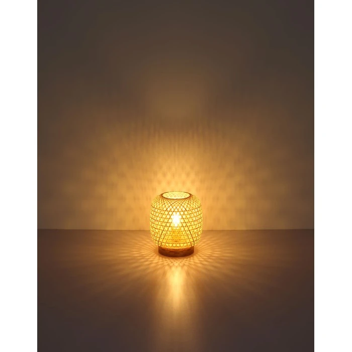 Globo Tischleuchte MIRENA Braun, 1-flammig 6 Globo Tischleuchte MIRENA Braun, 1-flammig – Bild 4