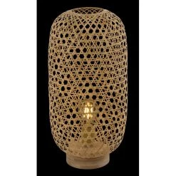 Globo Tischleuchte MIRENA Braun, 1-flammig -Günstiges Tischlampen Geschäft globo tischleuchte mirena 15367t1 3