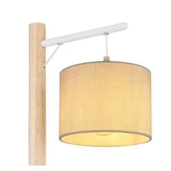 Globo Tischleuchte RAFA Braun, Weiß, 1-flammig -Günstiges Tischlampen Geschäft globo tischleuchte rafa 15377t 2