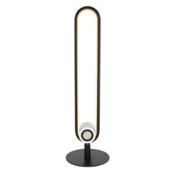 Globo TOPPOLE Tischleuchte LED Schwarz, 1-flammig -Günstiges Tischlampen Geschäft globo toppole tischleuchte 58007tl 2