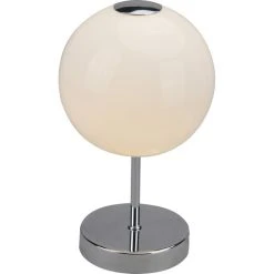 Globo TRUDE Tischleuchte LED Nickel-Matt, 1-flammig