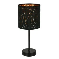 Globo TUXON Tischleuchte Schwarz, 1-flammig -Günstiges Tischlampen Geschäft globo tuxon tischleuchte 15264t 1