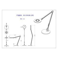 Globo URIAS Tischleuchte LED Silber, 1-flammig -Günstiges Tischlampen Geschäft globo urias tischleuchte 58421s 7