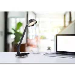 Globo URSINO Tischleuchte LED Schwarz, 1-flammig