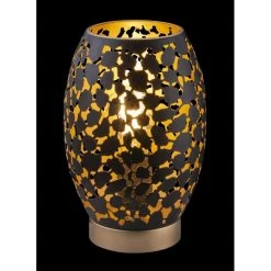 Globo VAS Tischleuchte Gold, 1-flammig -Günstiges Tischlampen Geschäft globo vas tischleuchte 24003s 5