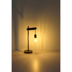 Globo VISSO Tischleuchte Schwarz, 1-flammig -Günstiges Tischlampen Geschäft globo visso tischleuchte 15654t 3