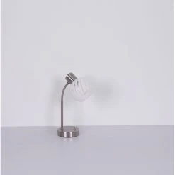 Globo WILLY Tischleuchte Nickel-Matt, 1-flammig -Günstiges Tischlampen Geschäft globo willy tischleuchte 54025 1t 5