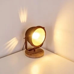 Hofstein Glostrup Tischleuchte Rostfarben, Braun, 1-flammig -Günstiges Tischlampen Geschäft glostrup tischleuchte h3293645 do1 13