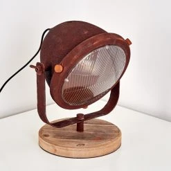 Hofstein Glostrup Tischleuchte Rostfarben, Braun, 1-flammig -Günstiges Tischlampen Geschäft glostrup tischleuchte h3293645 do1 5