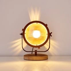 Hofstein Glostrup Tischleuchte Rostfarben, Braun, 1-flammig -Günstiges Tischlampen Geschäft glostrup tischleuchte h3293645 do1 7