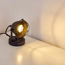 Hofstein Glostrup Tischleuchte Schwarz, 1-flammig -Günstiges Tischlampen Geschäft glostrup tischleuchte h3293706 do1 2