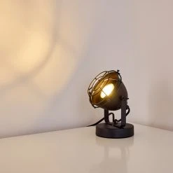 Hofstein Glostrup Tischleuchte Schwarz, 1-flammig -Günstiges Tischlampen Geschäft glostrup tischleuchte h3293706 do1 6