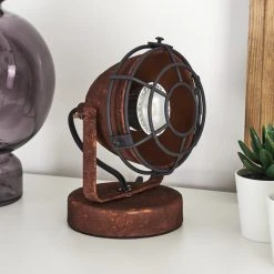 Hofstein Glostrup Tischleuchte Rostfarben, 1-flammig -Günstiges Tischlampen Geschäft glostrup tischleuchte h3387009 1