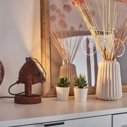 Hofstein Glostrup Tischleuchte Rostfarben, 1-flammig -Günstiges Tischlampen Geschäft glostrup tischleuchte h3387009 6