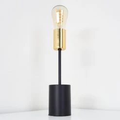 Hofstein Gnarp Tischleuchte Schwarz, Gold, 1-flammig -Günstiges Tischlampen Geschäft gnarp tischleuchte h3324349 13