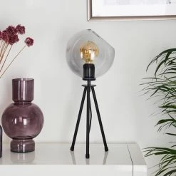 Hofstein Gondar Tischleuchte Schwarz, 1-flammig -Günstiges Tischlampen Geschäft gondar tischleuchte h3387917 12