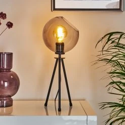 Hofstein Gondar Tischleuchte Schwarz, 1-flammig -Günstiges Tischlampen Geschäft gondar tischleuchte h3387917 8