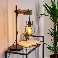 Hofstein Gondo Tischleuchte Schwarz, Holz hell, 1-flammig 30 Hofstein Gondo Tischleuchte Schwarz, Holz hell, 1-flammig -Günstiges Tischlampen Geschäft gondo tischleuchte h3332399 11