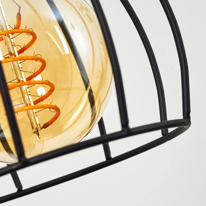 Hofstein Gondo Tischleuchte Schwarz, Holz hell, 1-flammig 18 Hofstein Gondo Tischleuchte Schwarz, Holz hell, 1-flammig – Bild 16