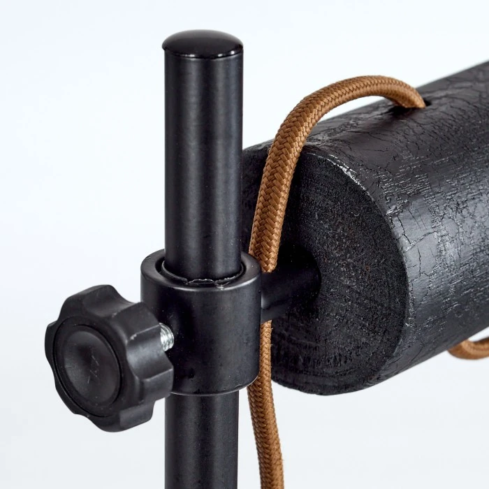 Hofstein Gondo Tischleuchte Schwarz, Braun, 1-flammig 8 Hofstein Gondo Tischleuchte Schwarz, Braun, 1-flammig – Bild 6