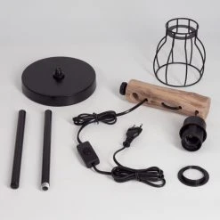 Hofstein Gondo Tischleuchte Schwarz, Naturfarben, 1-flammig -Günstiges Tischlampen Geschäft gondo tischleuchte h3535981 4