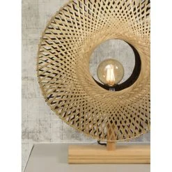 Good & Mojo Kalimantan Tischleuchte Naturfarben, 1-flammig -Günstiges Tischlampen Geschäft good mojo kalimantan tischleuchte kalimantan t n 4412 bn 10