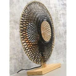 Good & Mojo Kalimantan Tischleuchte Naturfarben, 1-flammig -Günstiges Tischlampen Geschäft good mojo kalimantan tischleuchte kalimantan t n 4412 bn 13