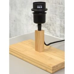 Good & Mojo Kalimantan Tischleuchte Naturfarben, 1-flammig -Günstiges Tischlampen Geschäft good mojo kalimantan tischleuchte kalimantan t n 4412 bn 14