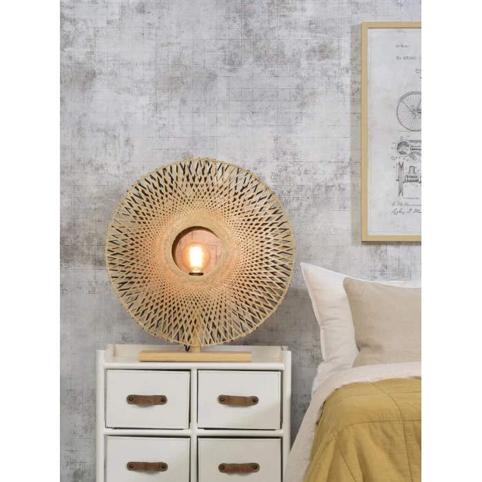 Good & Mojo Kalimantan Tischleuchte Naturfarben, 1-flammig 6 Good & Mojo Kalimantan Tischleuchte Naturfarben, 1-flammig – Bild 4