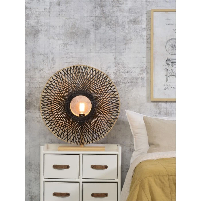 Good & Mojo Kalimantan Tischleuchte Naturfarben, 1-flammig 7 Good & Mojo Kalimantan Tischleuchte Naturfarben, 1-flammig – Bild 5