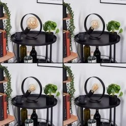 Hofstein Gourguel Tischleuchte Schwarz, 1-flammig 13 Hofstein Gourguel Tischleuchte Schwarz, 1-flammig -Günstiges Tischlampen Geschäft gourguel tischleuchte h3453797 1