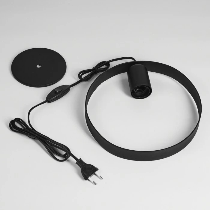 Hofstein Gourguel Tischleuchte Schwarz, 1-flammig 7 Hofstein Gourguel Tischleuchte Schwarz, 1-flammig – Bild 5