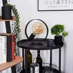 Hofstein Gourguel Tischleuchte Schwarz, 1-flammig 21 Hofstein Gourguel Tischleuchte Schwarz, 1-flammig -Günstiges Tischlampen Geschäft gourguel tischleuchte h3453797 9