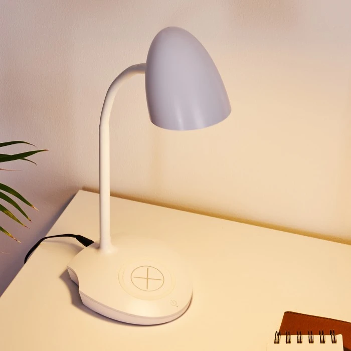 Hofstein Grenoble Tischleuchte LED Weiß, 1-flammig 15 Hofstein Grenoble Tischleuchte LED Weiß, 1-flammig – Bild 13