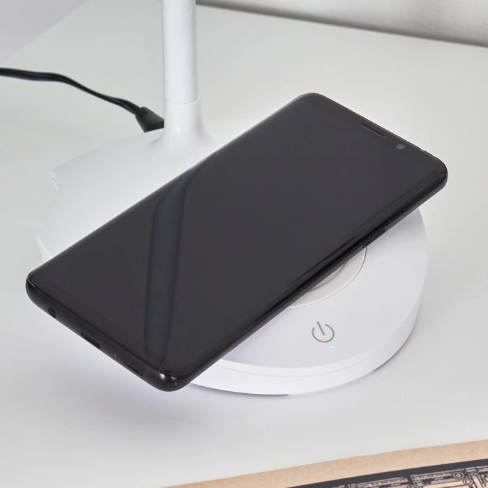 Hofstein Grenoble Tischleuchte LED Weiß, 1-flammig 20 Hofstein Grenoble Tischleuchte LED Weiß, 1-flammig – Bild 18